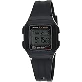 Casio Men's Multi-Function Alarm Sports Watch Grey F201WA-1A