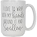 MiKoSoRu I Love to Wrap Both My Hands Around It and Swallow | Gag Gift and Funny Gift | 15 Oz Ceramic Funny Coffee Mug | Gift Wrapped