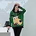 Shineflow Womens Rudolph Reindeer Ugly Christmas Sweater Jumper