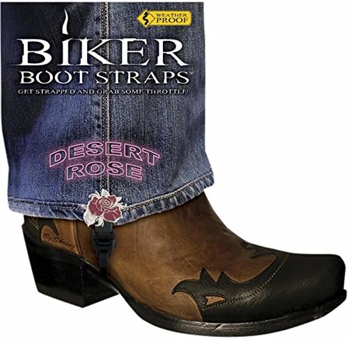 Biker Boot Straps Boot Straps - 6in. - Desert Rose BBS-DR6