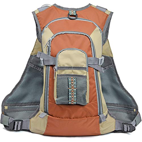 Qiekenao Anglerweste, Unisex, multifunktional, verstellbar, mit mehreren Taschen, für Outdoor-Reisen – Bild 5