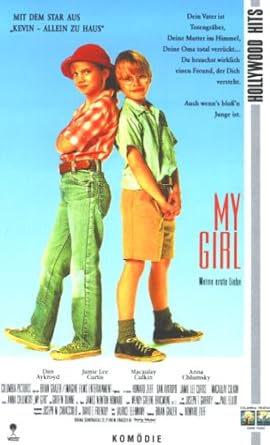 My Girl Meine Erste Liebe Vhs Dan Aykroyd Jamie Lee Curtis Macaulay Culkin Anna Chlumsky Griffin Dunne James Newton Howard Howard Zieff Dan Aykroyd Jamie Lee Curtis Paul Elliott Brian