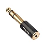 Disino 1/4" to 3.5mm Stereo Headphones Adapter, New
