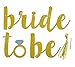 Dirty 30 Gold Glitter Miss to MRS Banner and Bride to BE Banner for Bachelorette Engagement Wedding Party Bridal Showers Party Decorations