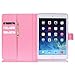 iPad Mini Case, Mini 2/3 Case, Dteck Slim Fit PU Leather Flip Stand Wallet Case with Auto Sleep/Wake Function Smart Cover for Apple iPad Mini 1 2 3 (Red Plum Blossom)
