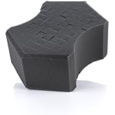 The Rag Company - Ultra Safe Sponge - Latest Foam Technology Safe for All Types of Paint and Wheel Finishes - Easy-to-Hold Ergonomic Grip for Wash Bucket and Rinseless Washing - Dark Grey