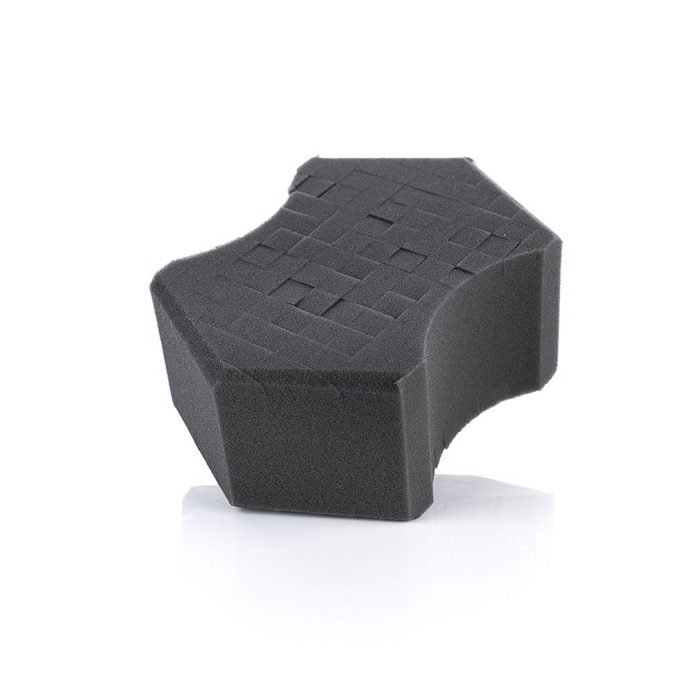 Photo 1 of The Rag Company - Ultra Safe Sponge - Latest Foam Technology Safe for All Types of Paint and Wheel Finishes - Easy-to-Hold Ergonomic Grip for Wash Bucket and Rinseless Washing - Dark Grey