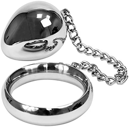 Rimba - Donut Ring with Anal Egg Silver, 40 mm
