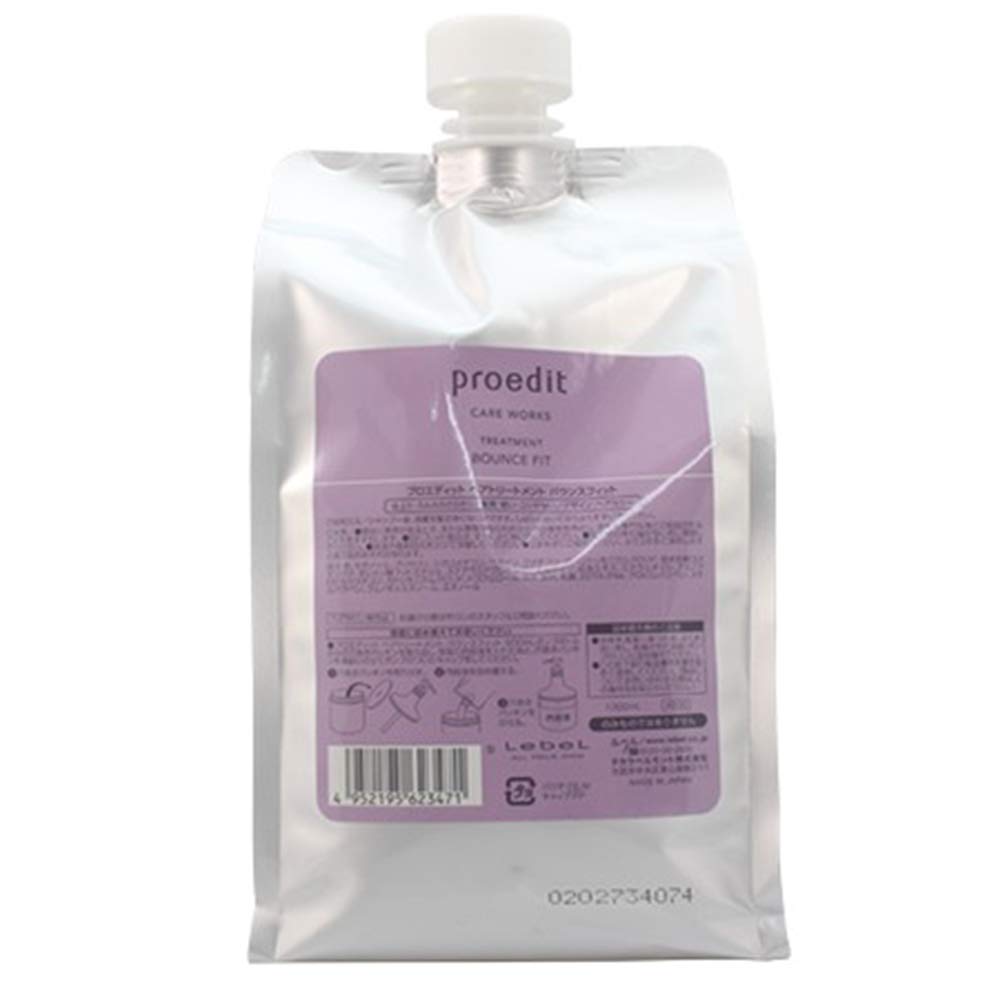Lebel Proedit Care Works Treatment Bounce Fit - 1000ml - Refill (Green Tea Set)