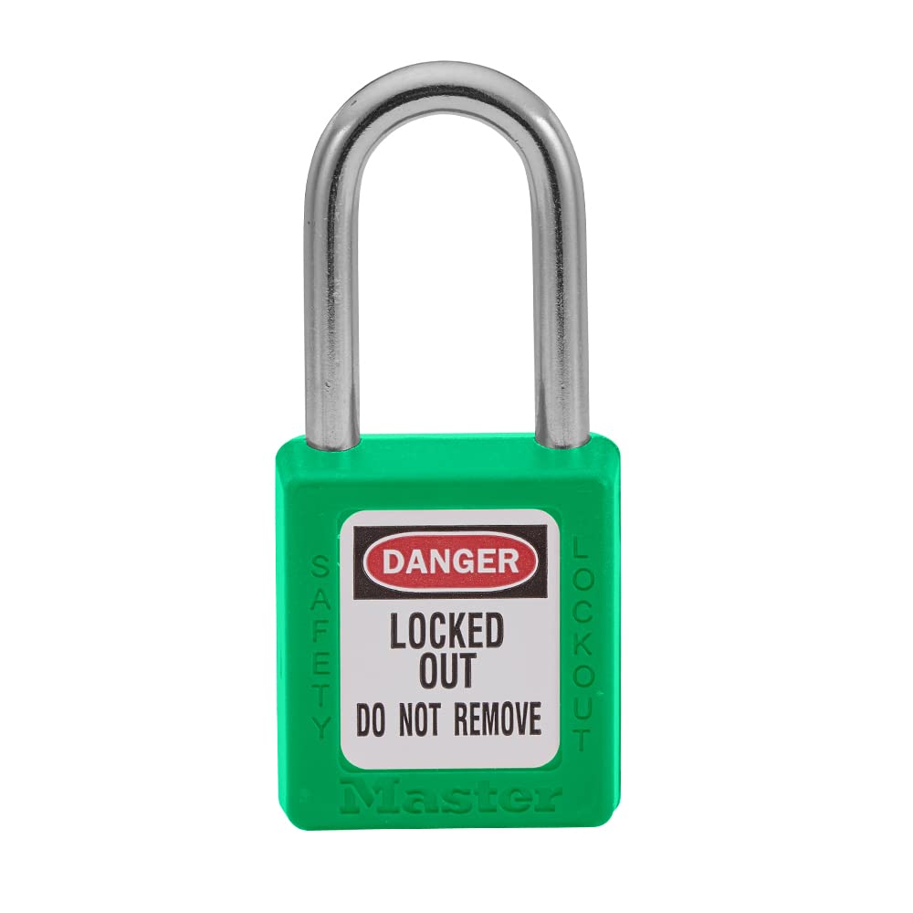 Mua 410GRN Lockout Tagout Safety Padlock with Key Green 0.25 in ...