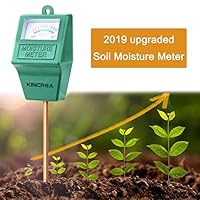 KINCREA Soil Moisture Meter, Hygrometer Soil Water Monitor for Garden, Lawn Plants Indoor Outdoor, Battery Free JP02