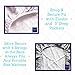 Pack N Play Portable Crib Sheet Set by LANCON Kids - 2 Pack of Ultra Soft, Premium 100% Jersey Knit Cotton Fitted Sheets (Pink/Castle)