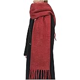 BLATIAL Womens Scarf Winter Big Colorful Checked Thick Warm Soft Scarves Casual Tassel Blanket Scarf