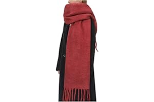 BLATIAL Womens Scarf Winter Big Colorful Checked Thick Warm Soft Scarves Casual Tassel Blanket Scarf