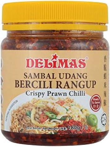 Delimas Crispy Chilli 180g (Crispy Prawn Chilli, 12 Count)