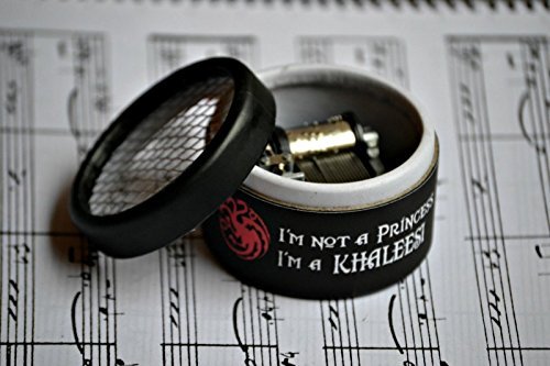 I am not a princess I am a Khaleesi. Game of Thrones music box. Music: main theme of the opening. Perfect gift for movie fans. - Thumbnail 2