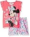 Disney Girls' Minnie Mouse Printed Short Set