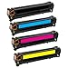 HQ Supplies © Canon 118 Laser Toner Cartridge Set, Canon 118 Black Toner 2662B001AA, Canon 118 Yellow Toner 2659B001AA, Canon 118 Cyan Toner 2661B001AA, Canon 118 Magenta Toner 2660B001AA, Professionally Remanufactured compatible for Canon LBP7200CDN, LBP7660CDN, MF8350CDN, MF8380CDW, MF8580CDW Printers