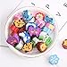 50 Pack Assorted Cartoon Animal Erasers Pencil Toppers kit Pencil Top Erasers, Gift/Award to Kids