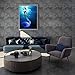 HaiMay 4 Pack DIY 5D Diamond Painting by Number Kits Full Drill Embroidery Pictures Arts Craft for Home Wall Decoration, Mermaid(10 × 12 inch)
