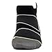 Feetures! Men's Elite Ultra Light No Show Tab, black + Reflector, medium