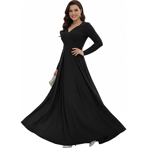 Amazon.com: KOH KOH Womens Long Kimono Sleeve with Sleeves Wrap Fall Winter  Empire Waist Flowy Casual Formal Cute Maternity Robe Abaya Gowns Gown Maxi  Dress Dresses, Black M 8-10 : Clothing, Shoes