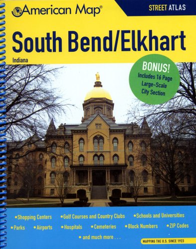 American Map South Bend Elkhart, IN Atlas
