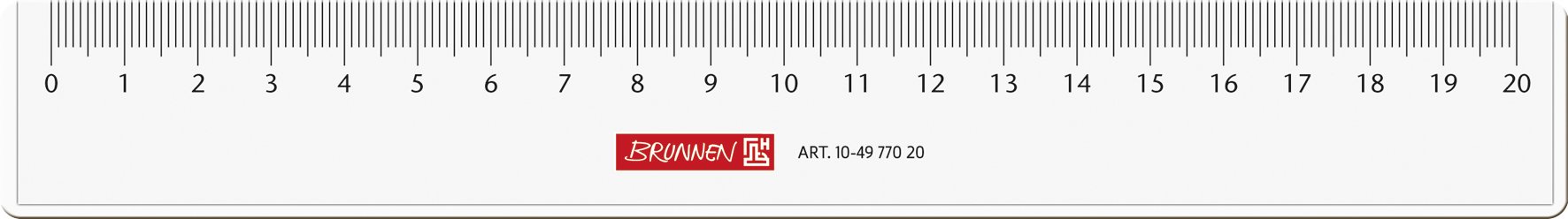 Baier Schneider Ruler & Office, School, polystyrene, 20 CM (Single piece )