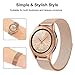 SWEES Milanese Band Compatible Samsung Galaxy Watch 42mm, 20mm Magnetic Stainless Steel Metal Replacement Band for Galaxy Watch 42mm, Gear Sport, Gear S2 Classic Smartwatch Girls Women Men, Rose Gold