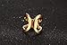 VNOX Fashion 18K Gold Plated Stainless Steel Double Chevron Ring for Women, (Gold Plated-Cuff, 7)