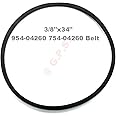 Gavin parts shop Replacement 3/8"X34" 954-04260 Snowthrowers Drive Belt for MTD Cub Cadet 954-04260 754-04260