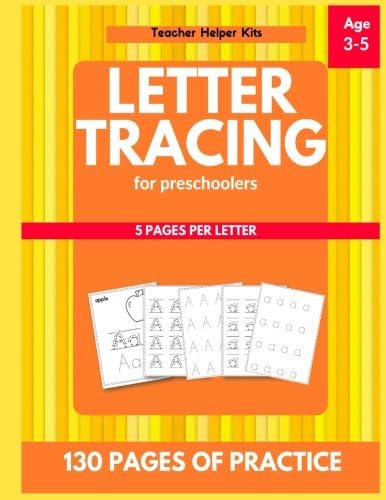 Letter Tracing for Preschoolers: Alphabet Writing Practice, 3-5 years old, Letter Tracing Practice
