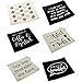 Canvas Cosmetic Bag and Travel Makeup Zipper Pouch Organizer Set For Wedding Bridesmaids or Direct Marketing Gifts 8.5 x 7.5 Inches (6 Pack)