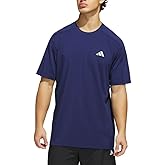 adidas Men's Regular Fit Lightweight Active Tee - Moisture Wicking (US, Alpha, XX-Large, Regular, Regular, Navy)