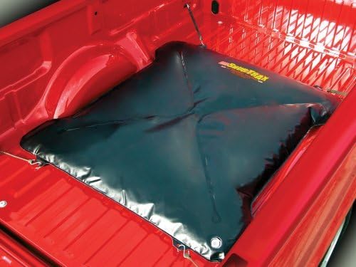 Shurtrax Water Ballast, 60 x 56 x 3 in, Up to 340 lb, Siphon Pump/Straps/Repair Kit, Vinyl, Black, Fullsize Truck Bed, Kit