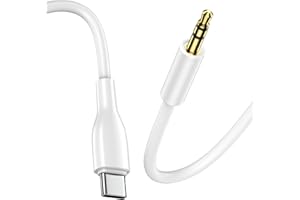 IHOTO iPhone 16 Pro Max Aux Cord for Car, USB C to 3.5mm Headphone Jack Adapter Car Stereo Aux Audio Cable for iPhone 17 Air 16e 16 Plus 16 Pro 16 15 Pro Max 15 Plus 15 USBC to Home Stereo/Headphone/Speaker