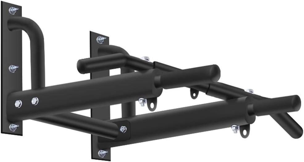Pull Up Bars Wall Mounted Multi-Grip Chin-up Station Home Gym Exercise Workout Equipment Strength Training Equipment Fitness Equipment Single Parallel Bars for Walls (A. B, C : Pull up bar A)