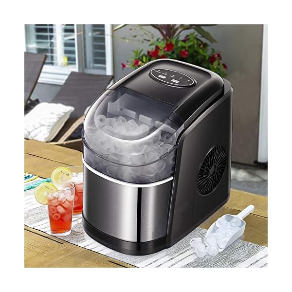 Tavata Countertop Portable Ice Maker Machine with Selfclean Function