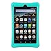 BMOUO Silicone Case for All-New Fire HD 8 2018 / 2017 - Anti Slip Light Weight Shock Proof Kids Friendly Protective Case for Amazon Fire HD 8 Tablet (7th and 8th Generation, 2017 and 2018 Release) , Turquoise
