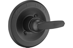 Ultrimkit Replacement for Delta 13/14 Series Shower Trim Kit, Shower Cover Plate with Handle (Valve& Catridge Not Inclued) (Matte Black)
