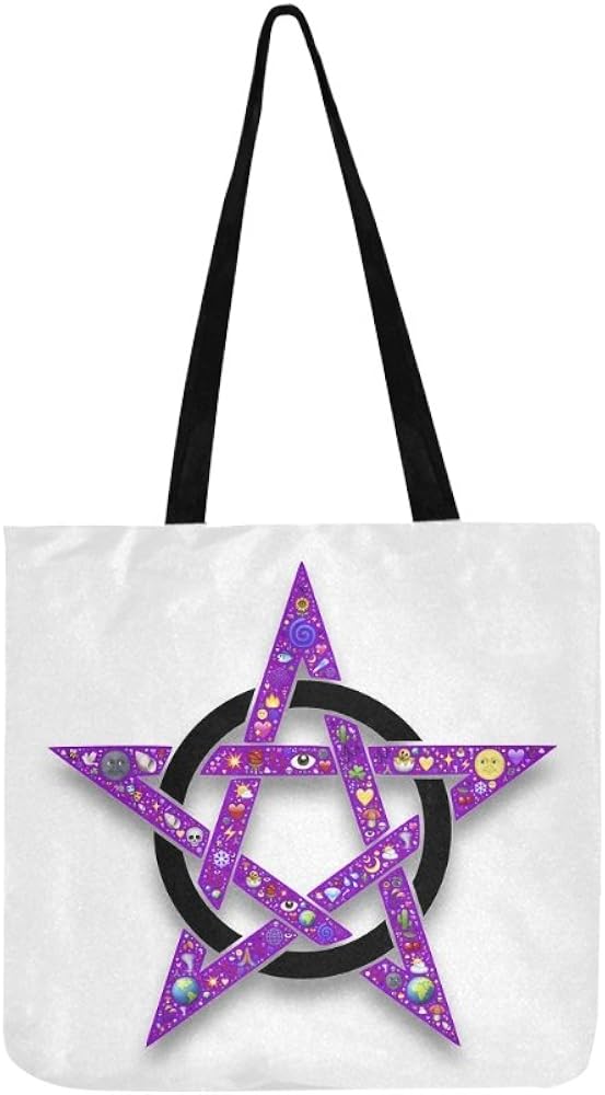 pentagram pink messenger bag