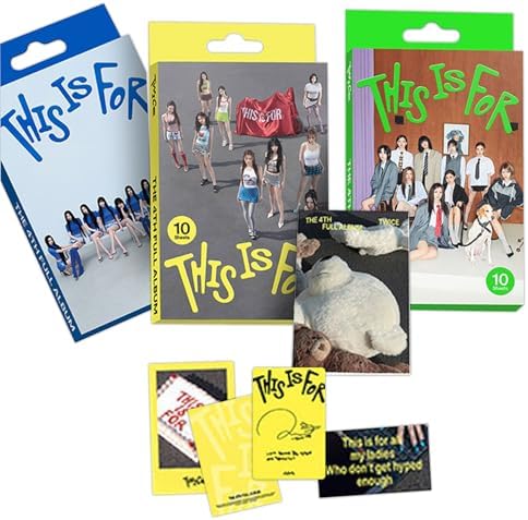 TWICE - TWICE THIS IS FOR 4th Album Digipack 9 Version Set CD+36p