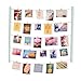 Umbra Hangit Photo Display - DIY Picture Frames Collage Set Includes Picture Hanging Wire Twine Cords, Natural Wood Wall Mounts and Clothespin Clips for Hanging Photos, Prints and Artwork (Mint)