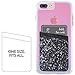 Case-Mate - Stick On Credit Card Wallet - POCKETS - Ultra-slim Card Holder - Universal fit - Apple - iPhone - Samsung - Galaxy - and more -  Black Iridescent Glitter