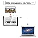 Cassette to MP3 Converter, AGPtek Portable Cassette Tape Recorder Player Capture Convert Box for Mac PC with Headphone USB Cable and Software