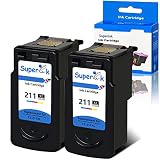 SuperInk Remanufactured Ink Cartridge Compatible for Canon CL-211XL 211XL 211 (Tri-Color, 2-Pack)