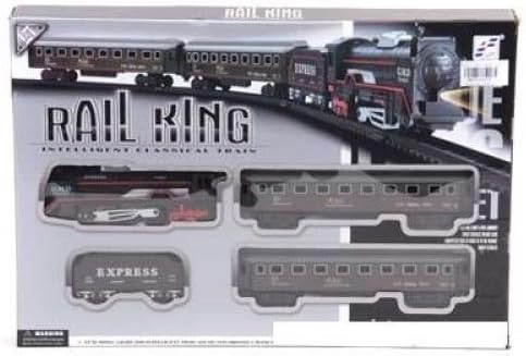 Rail King Rail King Intelligent Classical Express Train Track Set Toy For Kids