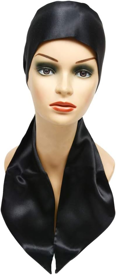 Satin Scarves for Wigs Grip Band Headband Soft Satin Laying Scarf for Lace Front Wigs Keep Wig Secured Headband for Yoga Makeup