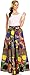 Sakkas Asma Convertible Traditional Wax Print Adjustable Strap Maxi Skirt | Dress