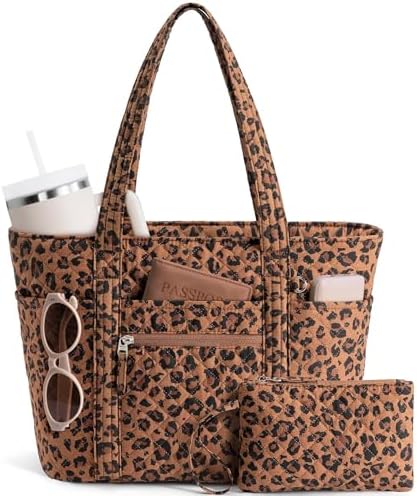 Amazon.com | Bagstellar Corduroy Tote Bag for Women, 17 Pockets